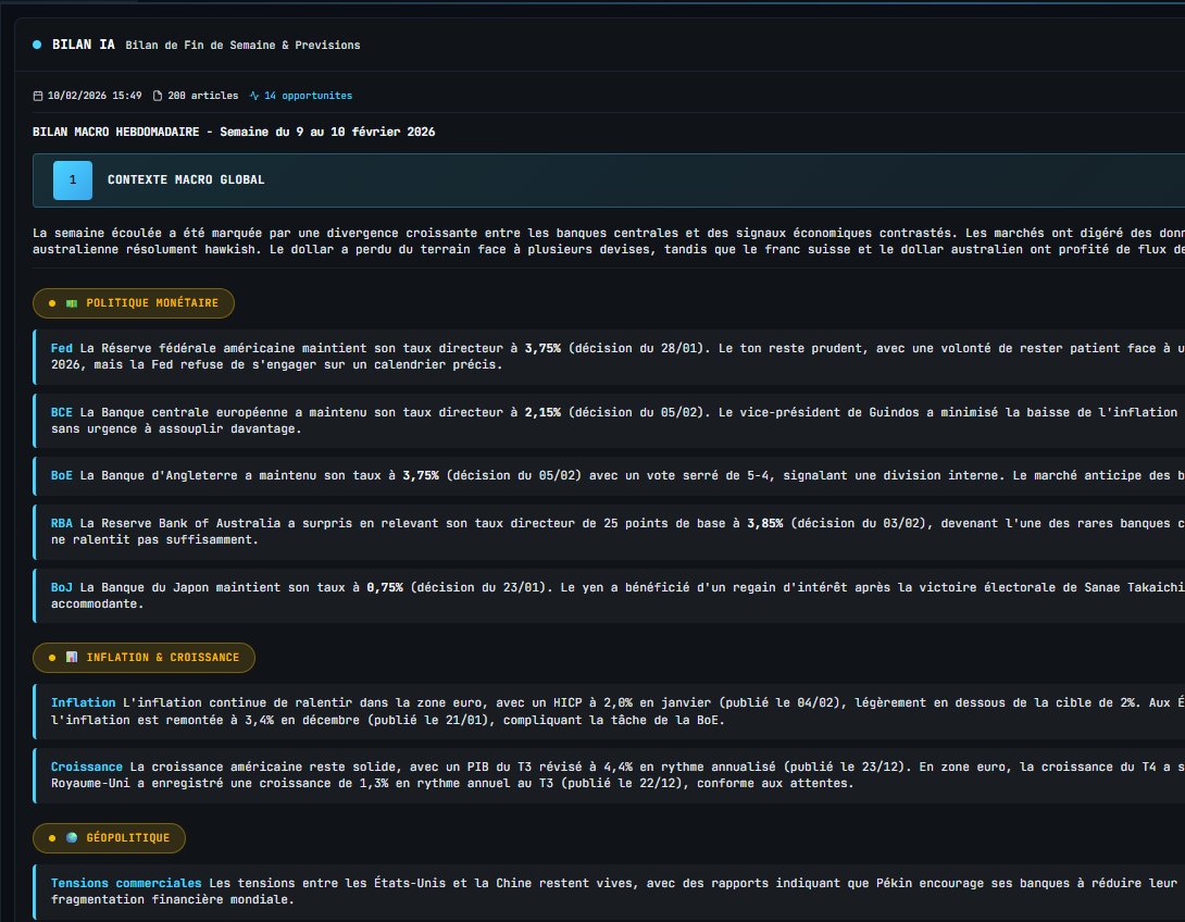 Nexus AI - Analyse automatique